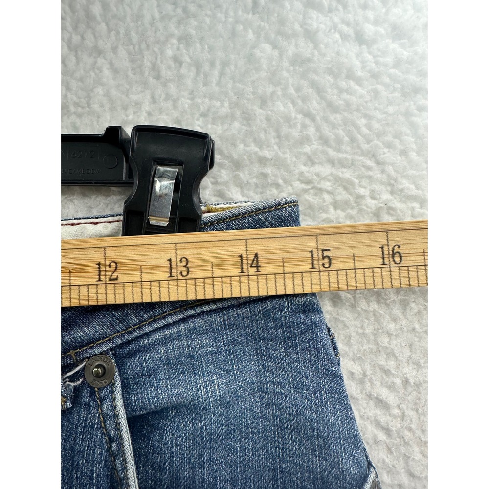Lands End Womens Jeans Size 6 Original Fit Modern Waist Boot Leg Blue Denim - Picture 7 of 11